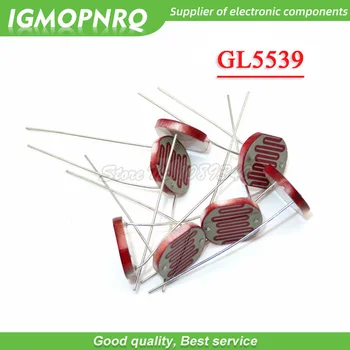 20шт 5539 светозависимый резистор фоторезисторный резистор GL5539 5 мм фоточувствительное сопротивление 35512 IGMOPNRQ