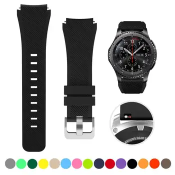 22 мм 20 мм Универсальный силиконовый ремешок для часов, быстросъемный ремешок для наручных часов для женщин, мужские Спортивные часы, браслет, наручные умные часы