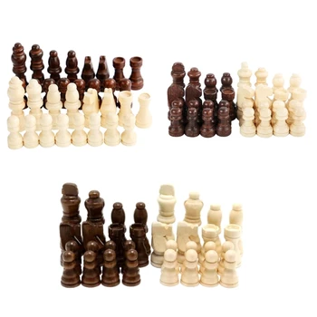 32 шт деревянных шахматных фигур, шахматных фигур для международных турниров