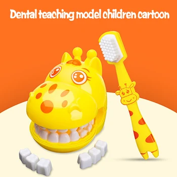 4шт Детская Игрушка для Ролевых игр, Набор моделей для проверки зубов Стоматологом, Обучающая Обучающая Игрушка