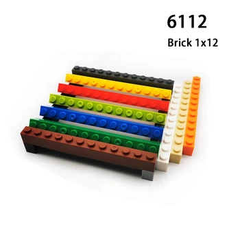 6112 Коллекций кирпичей Brick 1 x 12 Модульные игрушки GBC для технических зданий MOC Конструкторы для творчества детей