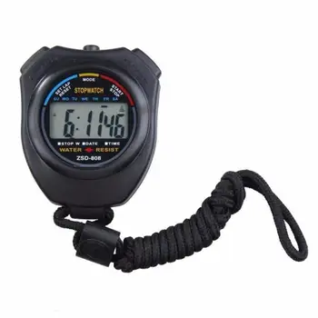 Digital  Handheld LCD Chronograph Sports Stopwatch Stop Watch часы мужские наручные relojes automáticos mecánicos automatikuhren
