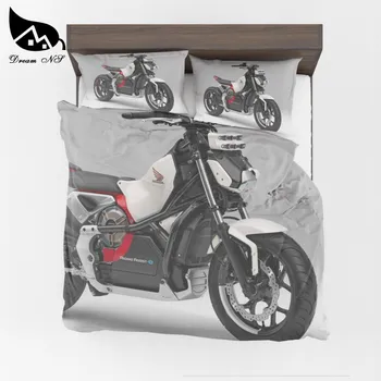 Dream NS dropshipping Art Pattern 3D комплект постельного белья с цифровой печатью, Стеганое одеяло с мотоциклетным пламенем, домашний текстиль по вашему индивидуальному дизайну