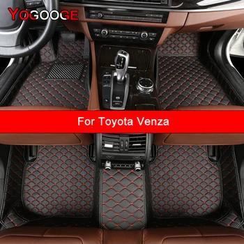 Автомобильные коврики YOGOOGE на заказ для Toyota Venza, Автоаксессуары, коврик для ног