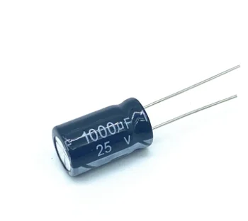Алюминиевый электролитический конденсатор 10шт 25 В 1000 МКФ 10*17 мм 1000 МКФ 25 В 17*10 алюминиевый электролитический конденсатор