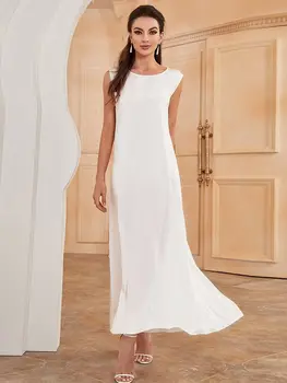 Белые Африканские платья Рамадан Исламская Одежда Для женщин Дубай Абайя Турция Арабское мусульманское платье Халат Мусульманки Женское Платье