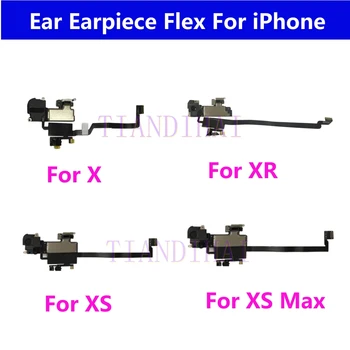 Гибкий наушник для iPhone X Xs Max XR, датчик освещенности, звук, наушники, динамик, гибкий кабель в сборе