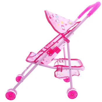 Детская коляска для ролевых игр, игрушка-тележка, игрушечный дом, игрушечная модель коляски