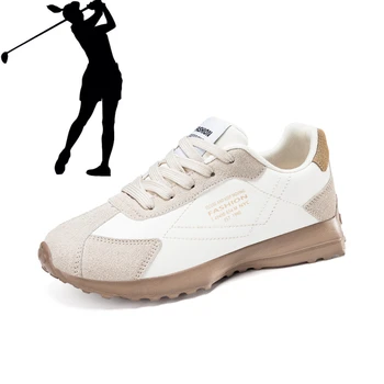 Женская спортивная обувь для гольфа, уличная удобная спортивная обувь для девочек, кроссовки для бега, спортивная тренировочная обувь для гольфа, 42 размера
