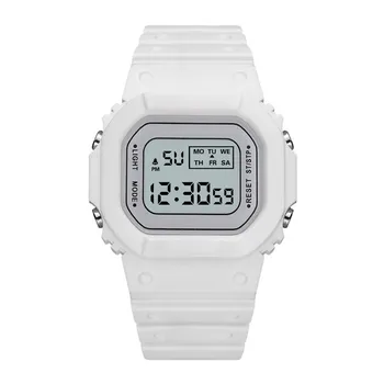 Женские часы, электронные наручные часы, водонепроницаемые часы Fashion Life, ЖК-цифровые наручные часы с датой, резиновые спортивные наручные часы Reloj Para Mujer
