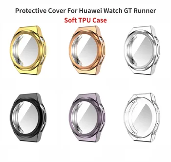 Защитный чехол для Huawei Watch GT Runner, мягкий чехол из ТПУ, полноэкранная защитная оболочка, чехлы для Huawei GT Runner 46 мм