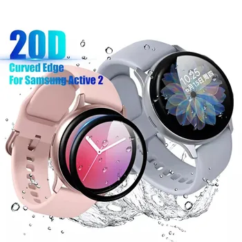 Изогнутая Смягчающая Пленка из Композитного Материала для Samsung Watch Active 2 Smart Watch Film 40 мм 44 мм HD Полноэкранная Защитная Пленка