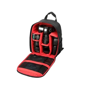 Многофункциональный рюкзак Для Фотокамеры, Водонепроницаемая Сумка для Фотокамеры на Открытом воздухе для Пеших Прогулок Sprots-Красный