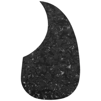 Накладка для акустической гитары 1 шт., самоклеящаяся накладка в форме запятой для партии классической акустической гитары, черный жемчуг