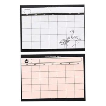 Настенный календарь-планировщик Ежемесячное планирование офисной бумаги Расписание Повестка дня Год доставки