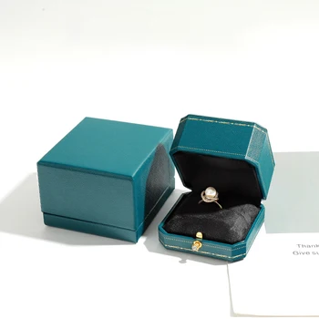 Новая коробка для упаковки ювелирных изделий Восьмиугольное кольцо, ожерелье, браслет, подвеска, Органайзер для хранения, кружевной дисплей, Подарочные коробки Оптом