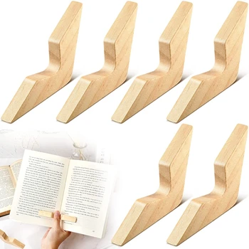 Практичный держатель для книжных страниц, закладка для большого пальца, деревянные принадлежности для чтения для читателей, писателей-книголюбов, библиотекарей-книжных червей