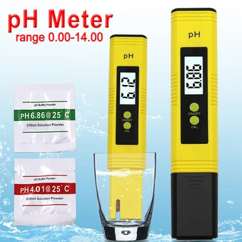РН-метр высокой точности 0,01 для тестирования качества воды с диапазоном измерений 0-14 Подходит для аквариума и бассейна