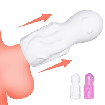 Ручная мужская Мастурбаторная чашка для мужчин, Тренажер для головки, Массажер для стимуляции пениса, Карманный секс-продукт для киски, Искусственная вагина