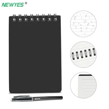Стираемая бумага для блокнота Mini A7 многоразового использования Smart Microwave Wave Cloud Erase Notepad Портативный дневник Офис Школа Небольшого размера