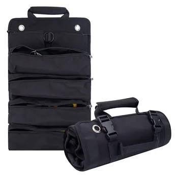 Сумка для хранения инструментов из ткани Оксфорд, универсальная сумка для инструментов, карманная сумка для инструментов, сумка-органайзер для инструментов в рулонах