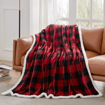 Фланелевое одеяло, Двухслойный плед из ягненка, Офисный ворс, Плюшевый чехол для дивана, одеяло