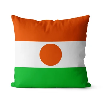 Чехол для подушки WUZIDREAM Home Decor с изображением флага Нигера, украшение наволочки, декоративная наволочка для наволочки