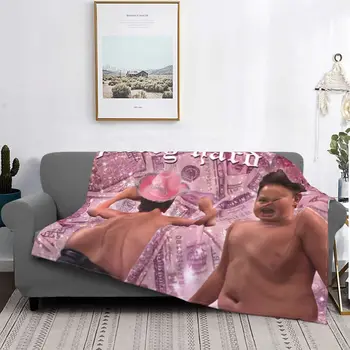 Энергетическое одеяло Gibby Party из мягкого флиса, весенние теплые фланелевые забавные пледы для дивана, уличные постельные принадлежности, покрывало на кровать