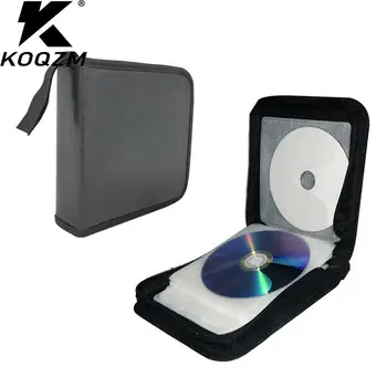 1 шт. Сумка для хранения компакт-дисков на 40 дисков, Двухсторонний жесткий альбом, коробка-органайзер для домашнего DVD