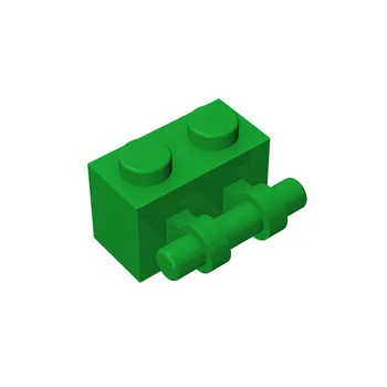 10 шт. Совместимых деталей MOC Brick 30236 Модифицированный кирпич 1 x 2 с ручкой-перекладиной Строительный блок Particle DIY Kid Brain Toy Подарок