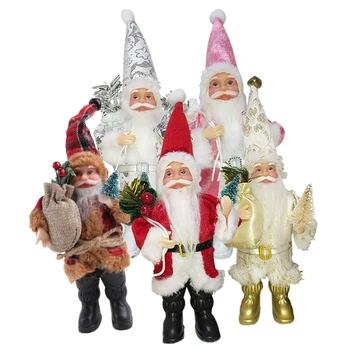 9-дюймовые статуэтки Санта-Клауса, Рождественские фигурки, подвесные украшения для Рождественской елки, Санта для кукол, игрушечные статуэтки, челночный корабль
