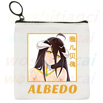 Кошельки Overlord Anime Albedo Ainz с карманом для монет, винтажный мужской кошелек с функцией кошелька для мальчиков и девочек с держателями карт