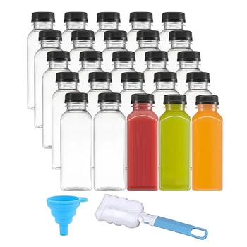 Многоразовые пластиковые бутылки для соков, воды, смузи и других напитков емкостью 12 унций