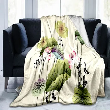 Одеяло с китайской росписью, Одеяло с пользовательским названием, Детские одеяла, Фланелевое флисовое одеяло, Персонализированный подарок для друзей семьи, Одеяло