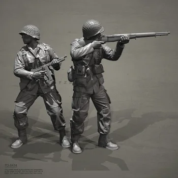 Рост человека 50мм 75мм Наборы моделей солдата из смолы бесцветная и самосборная фигурка (3D печать) TD-6414/3D
